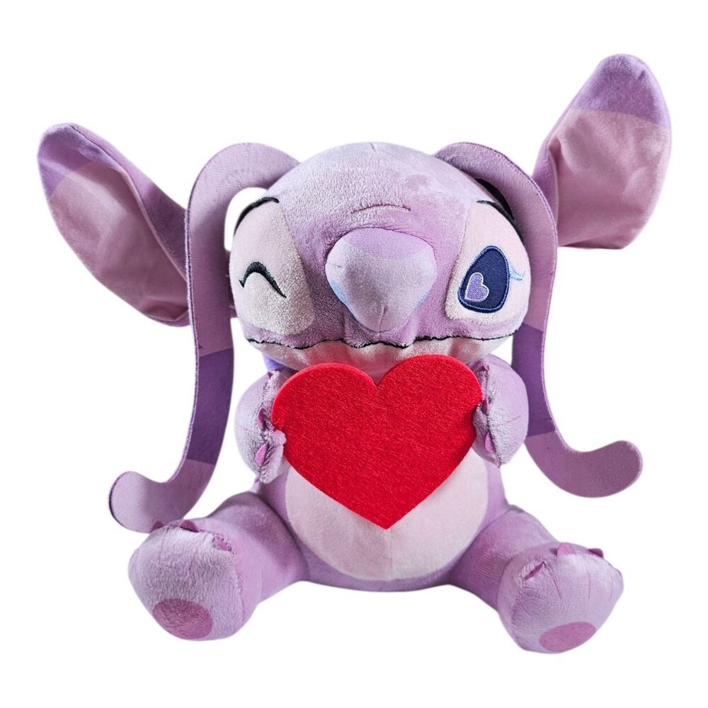 Disney Angel Valentine’s Day Plush (Experiment 624) Holding Heart Brand New - Picture 2 of 9